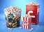 popcorn modeled 3D