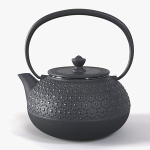 traditional japanese teapot 3D model