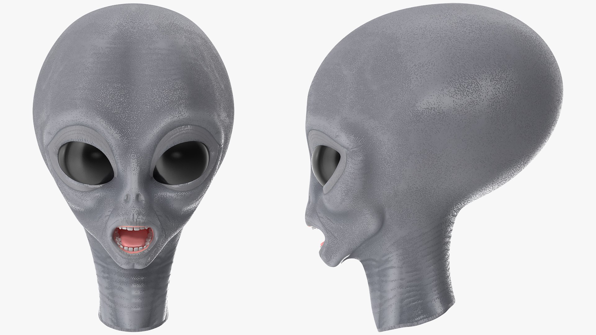 3D model alien head - TurboSquid 1602403