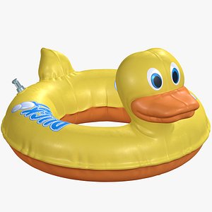 3D Inflatable Duck Pool Float Toy 8K