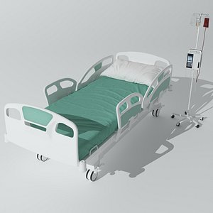 3D Intensive Care Bed 3