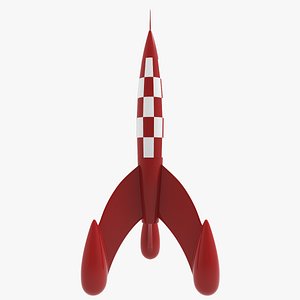 Herge's Rocket From ComicsTintin