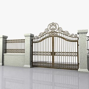 Wrought Iron Gate 02