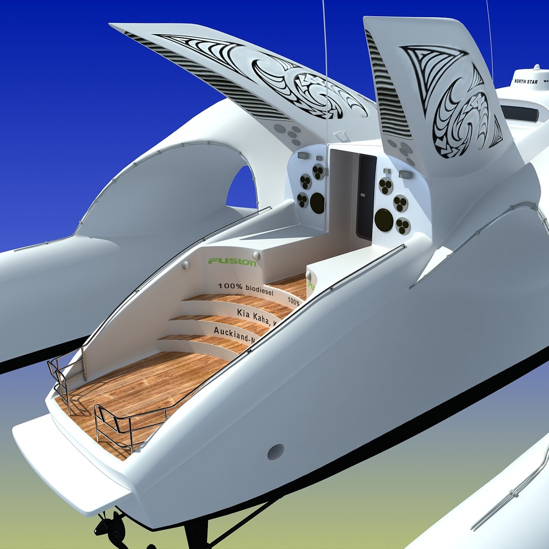 3ds Max Earthrace Boat