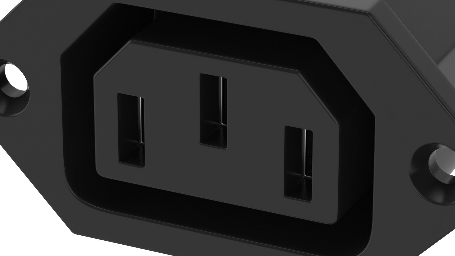 Iec 320 C1 Model - TurboSquid 1641615