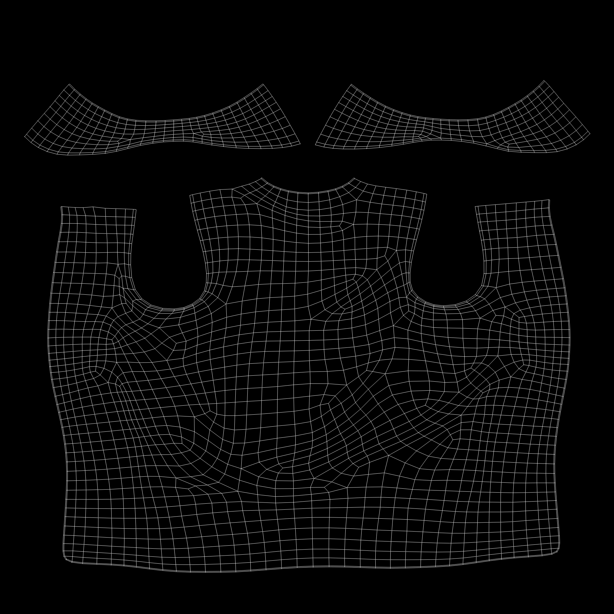 3D Black Cutouts Short Sleeves Cardigan Jacket model - TurboSquid 1970433