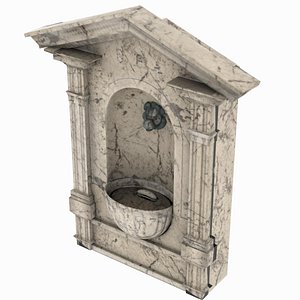 3D Roman Fountain model