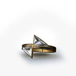 Triangulates Finger Ring