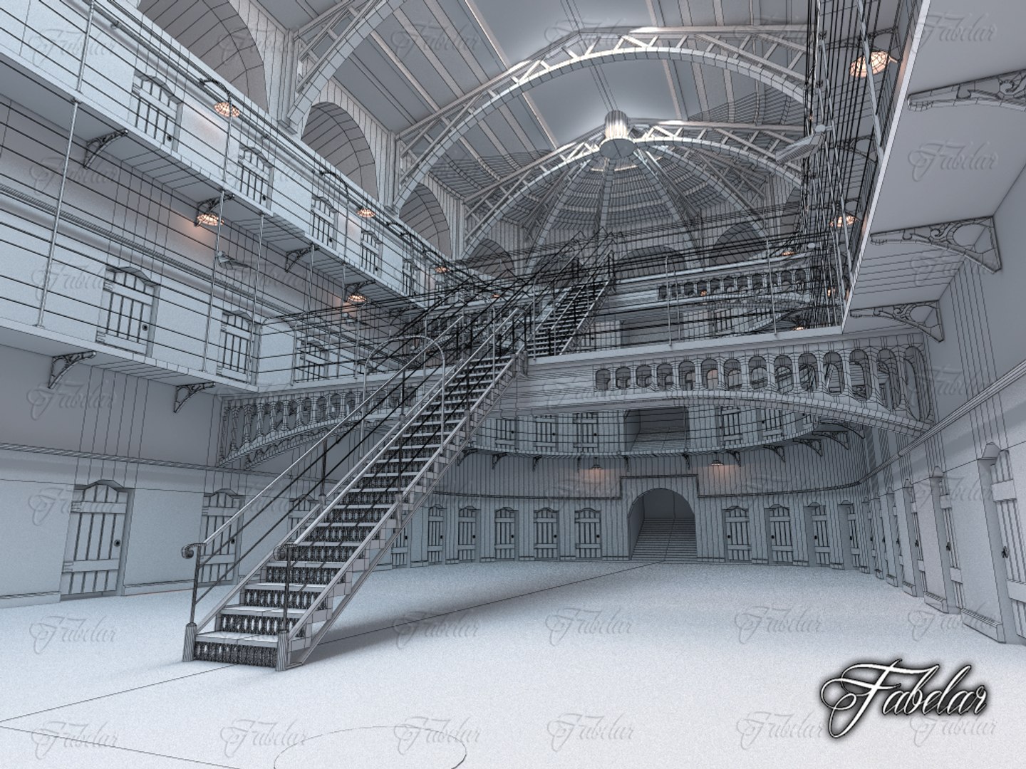 3d Prison Model