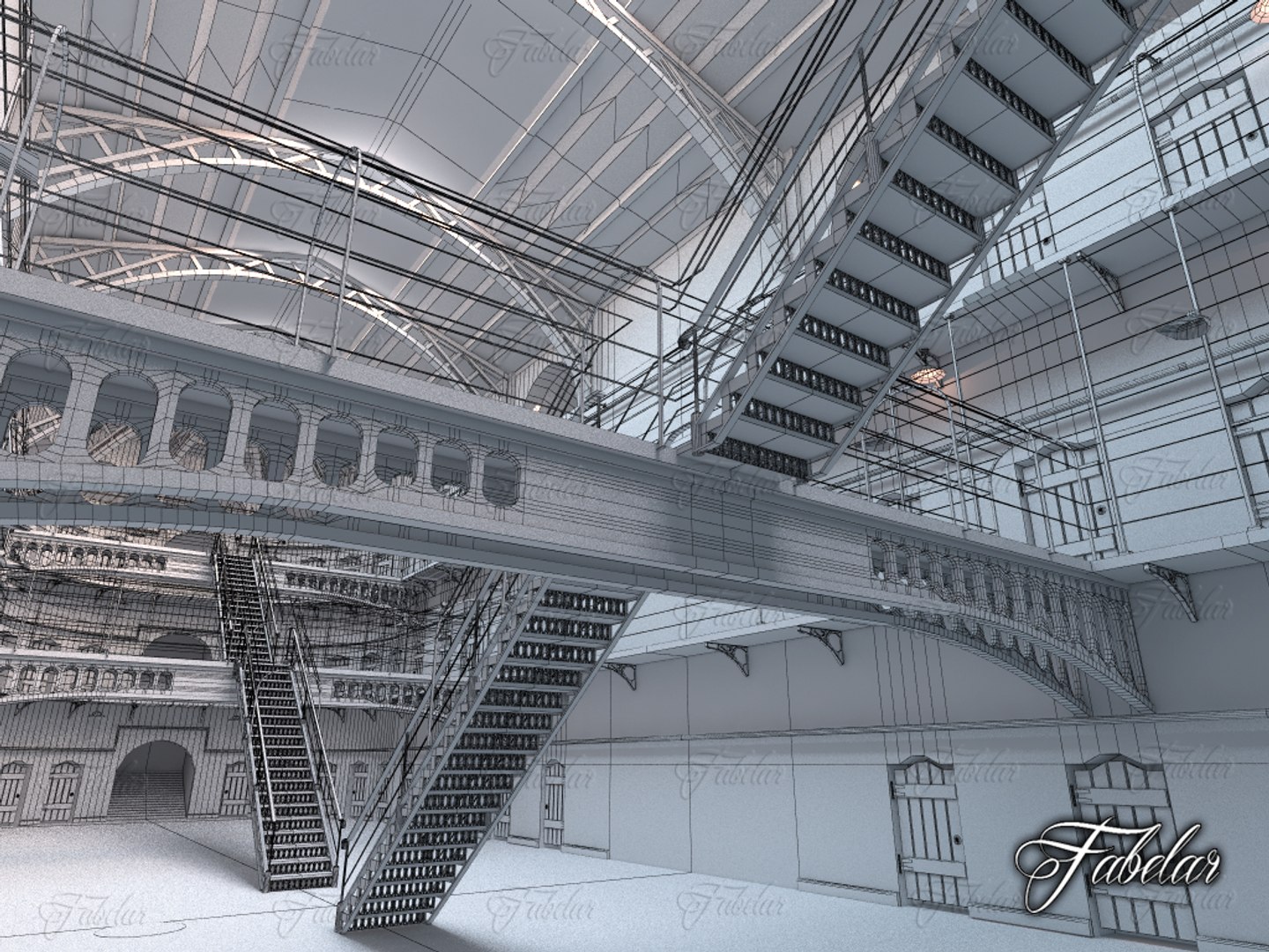 3d Prison Model