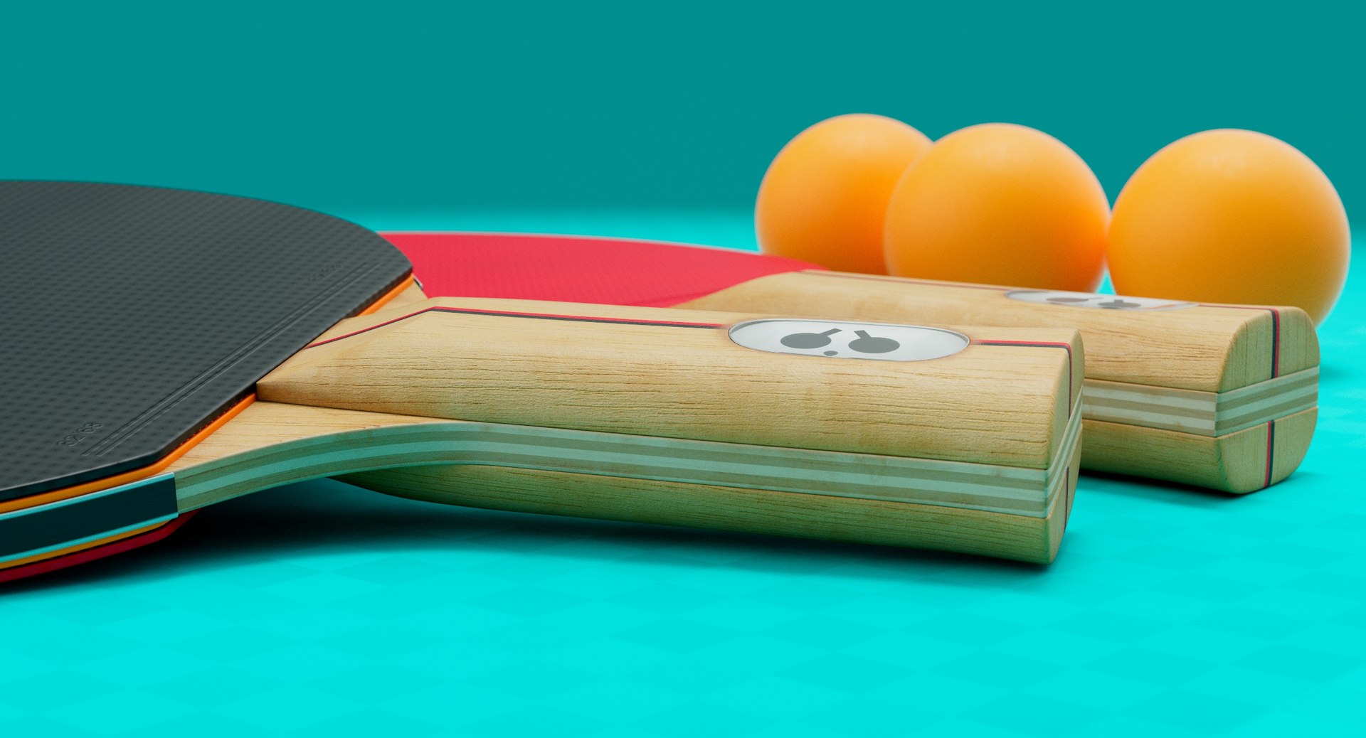 3D Table Tennis Paddle TurboSquid 1522301