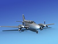 Cessna 425 Conquest I Bare Metal
