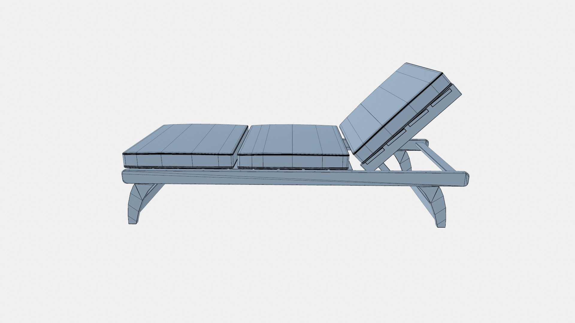 3D Model Chaise Lounge - TurboSquid 1360639