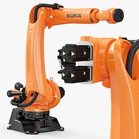 Kuka KR 210 R3100 Ultra Maya Rigged