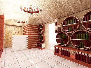 podval vine room 3d max