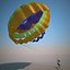 parachute modelled drop 3d 3ds
