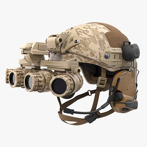 tactical helmet digital camo 3D