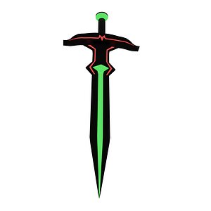 Sci-fi Sword 3D model