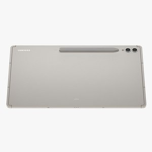 3D Samsung Galaxy Tab S9 Ultra Cream model