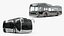 3D model Futuristic Buses Collection