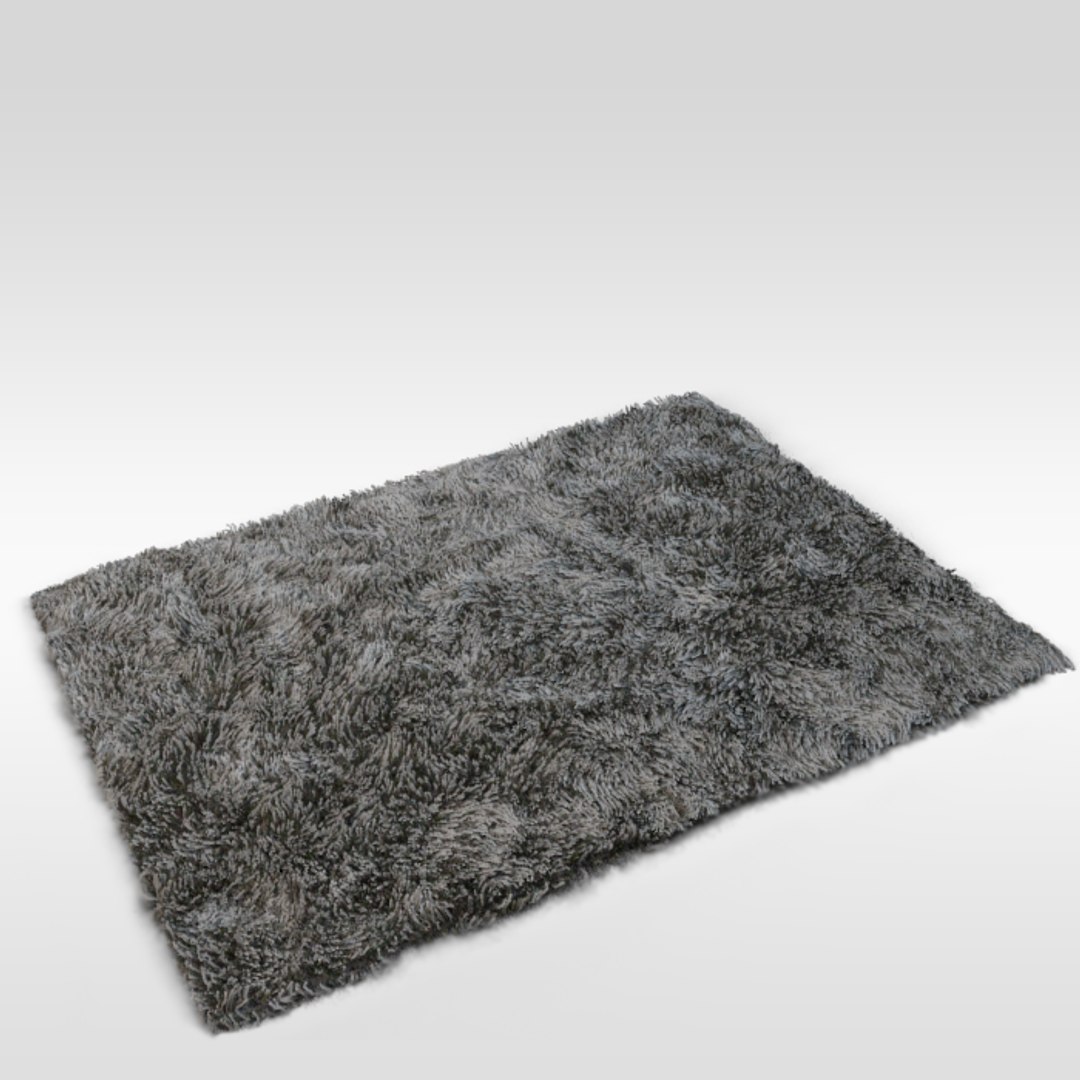 3d Model Rug Hair Fur