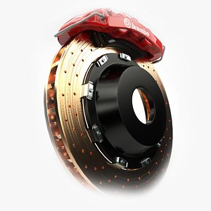 3D disc brake sport model