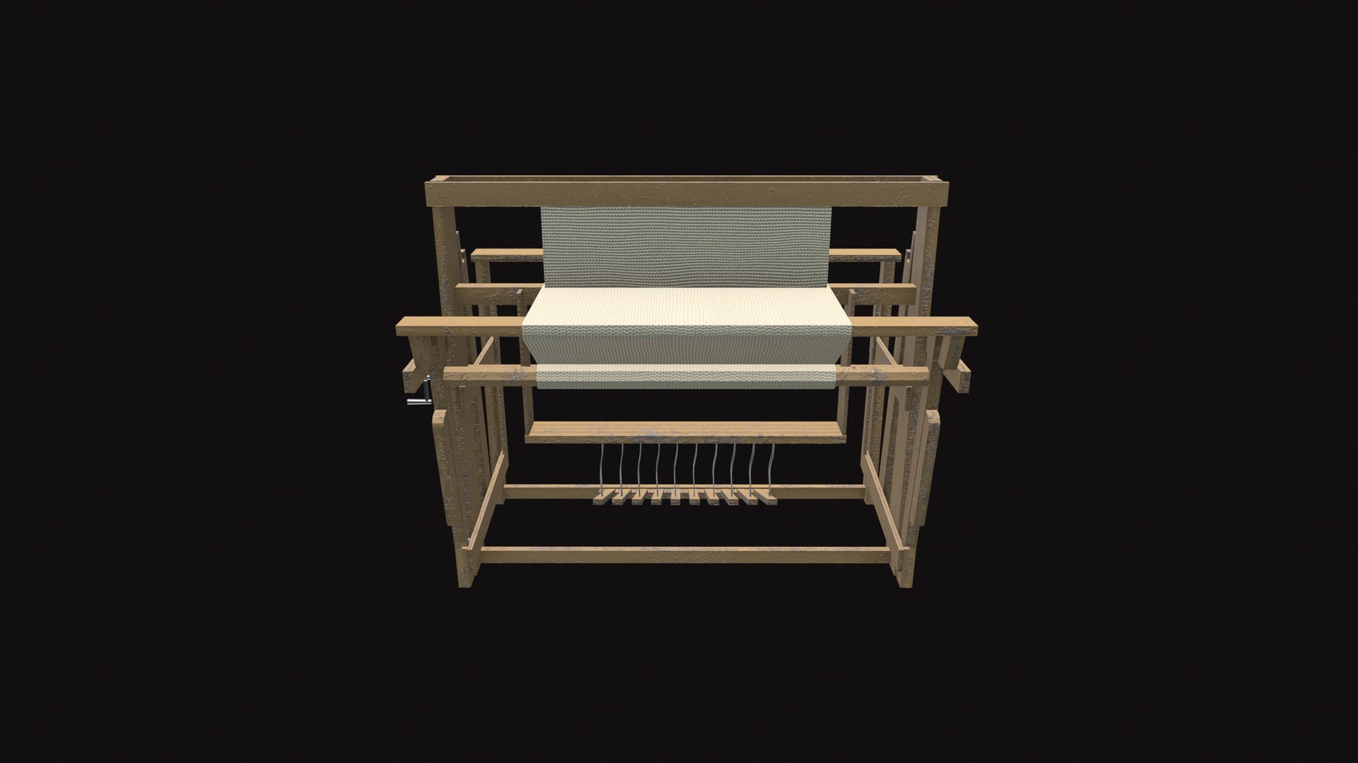 3D Medieval Floor Loom Trap - TurboSquid 2321098