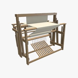 3D Medieval Floor Loom Trap