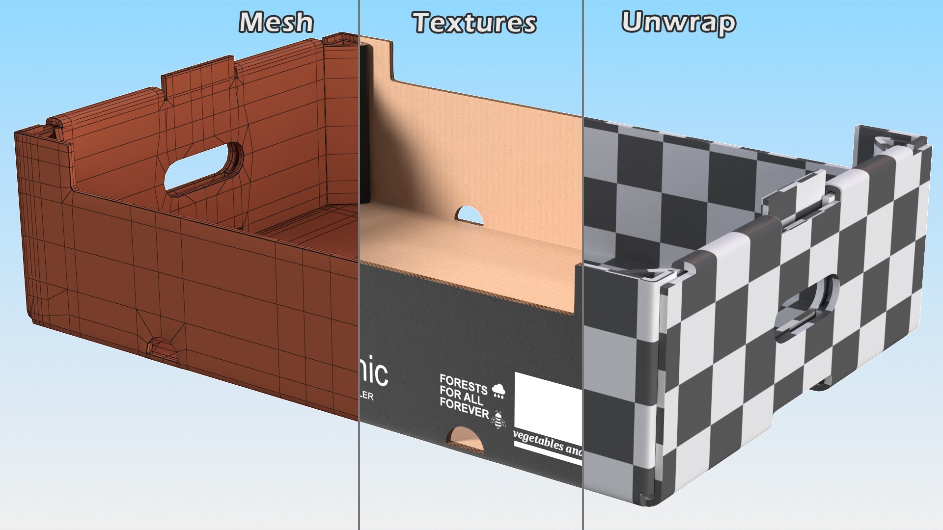 3D Stackable Corrugated Fruit and Vegetable Tray Black model https://p.turbosquid.com/ts-thumb/qg/ZELmXh/Qw/stackablecorrugatedfruitandvegetabletrayblack3dsmodel015/jpg/1631756536/1920x1080/fit_q87/bf743360af0a2eed36e437c99003590bc156a00a/stackablecorrugatedfruitandvegetabletrayblack3dsmodel015.jpg