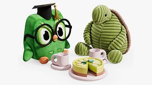 3D Set for children Toys Tea Party