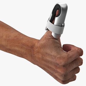 3D OrthoCare Thumb Splint in Thumbs-Up Gesture