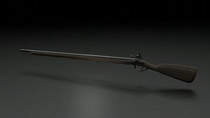 Brown Bess Musket 3D