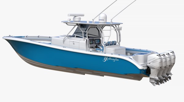3D yellowfin 42 offshore sport - TurboSquid 1423440