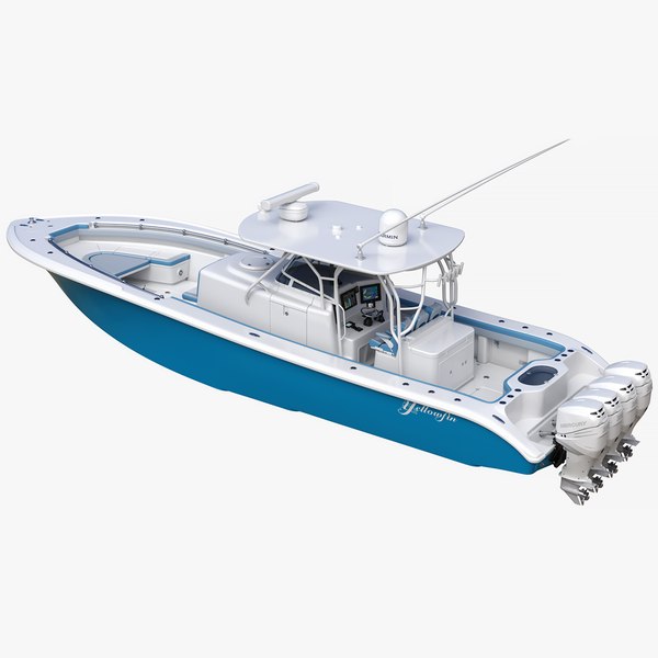 Sport Fishing Boat 3D Models for Download TurboSquid