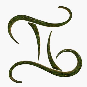 3D Gemini Zodiac Sign Crystal