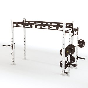 3D Multi-gym Fitness Workout model