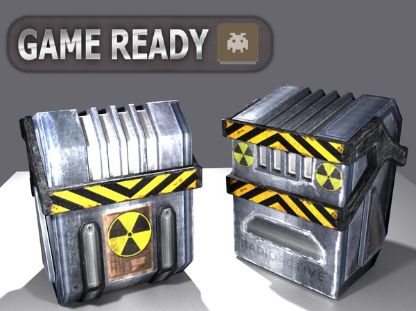 Crate radioactive 3D model - TurboSquid 1224224