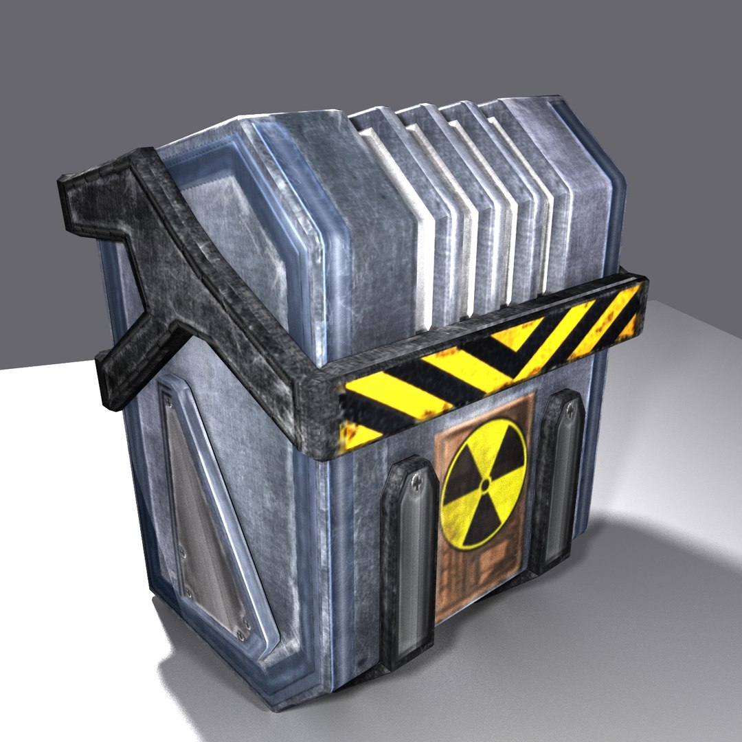 Crate Radioactive 3D Model - TurboSquid 1224224