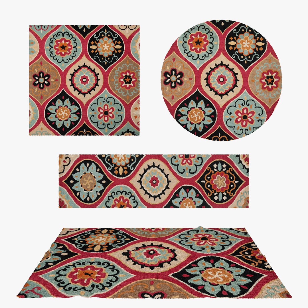 3D Model Rugs No 744 - TurboSquid 1962634