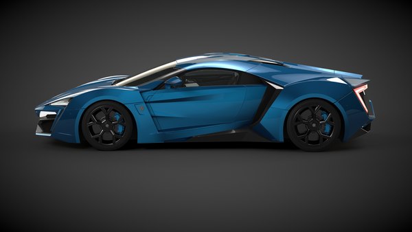 W motors lykan hypersport 3D model - TurboSquid 1435142