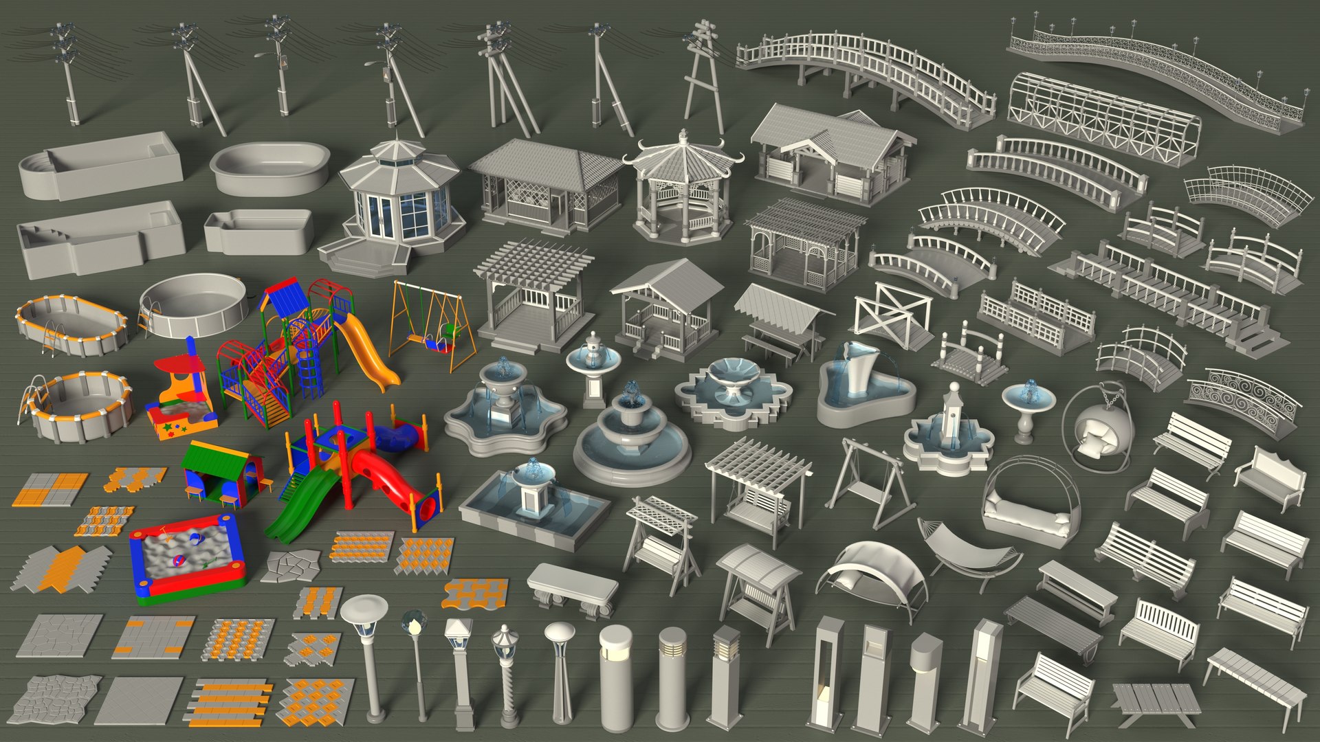 Environment Props - Collection 2 - 101 pieces model https://p.turbosquid.com/ts-thumb/qg/vh5LA1/x1/image_1/jpg/1686044513/1920x1080/fit_q87/105149211bfb82c73143aad32fdaed337394a5e7/image_1.jpg