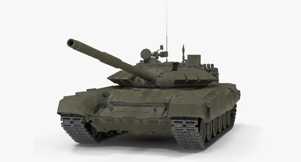 Tanque de batalha principal soviético T-72B3 Modelo 3D