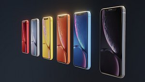 iphone xr phone 3D model