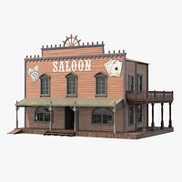 Saloon Building from Old West