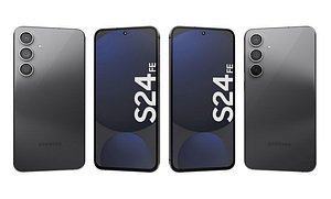 Samsung Galaxy S24 FE Graphite 3D