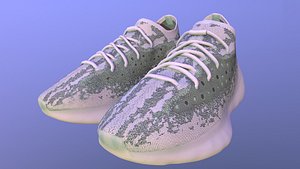 3D KANYE YZY 380 SHOES low-poly PBR