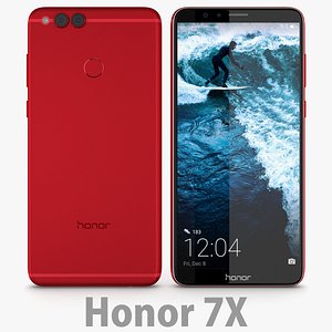 Huawei Honor 7X Red