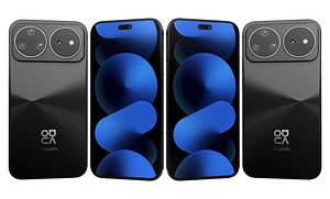 Huawei Nova 16 Pro Black 3D model