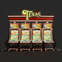 casino Tex slot machine 3D model