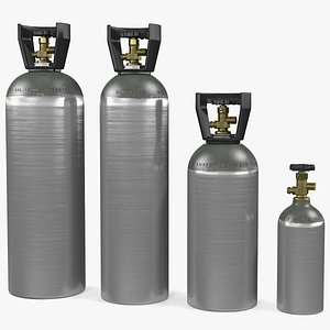 Aluminum Co2 Tank Set